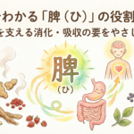 漢方でわかる「脾（ひ）」の役割とは？心と体を支える消化・吸収の要をやさしく解説